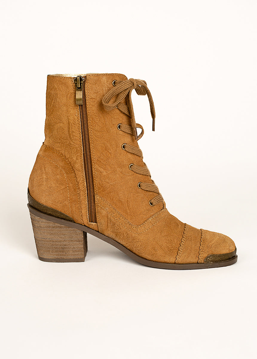 Bonnie Boot in Pecan-My Prom Time