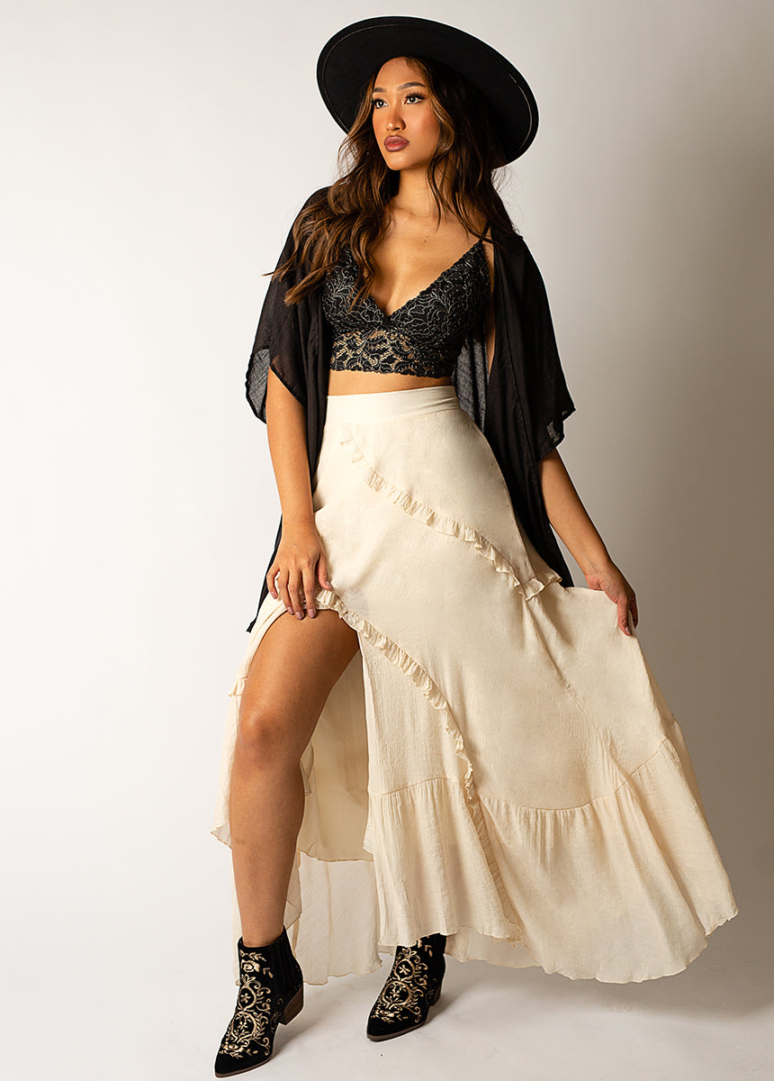 Deidre Duster in Black-My Prom Time