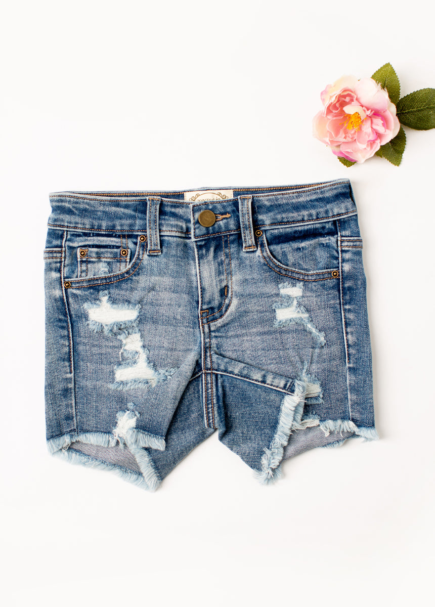 Marah Shorts in Indigo-My Prom Time