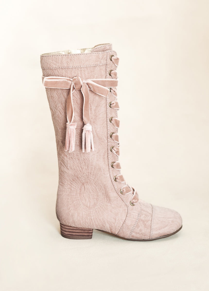 Marija Tall Boot in Dusty Lilac-My Prom Time