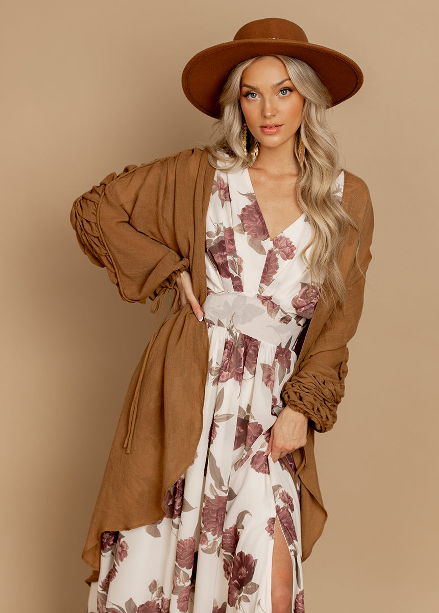 Brandy Duster in Camel-My Prom Time