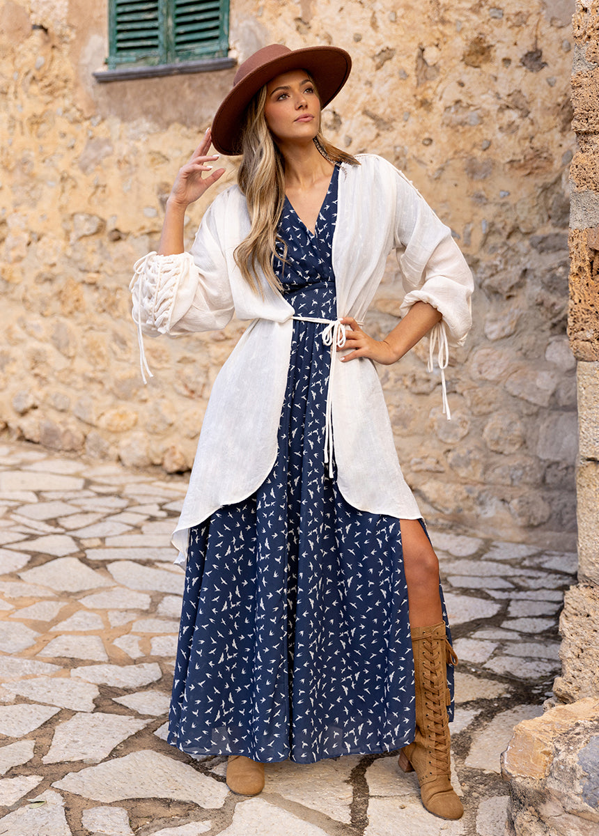 Brandy Duster in Cream-My Prom Time