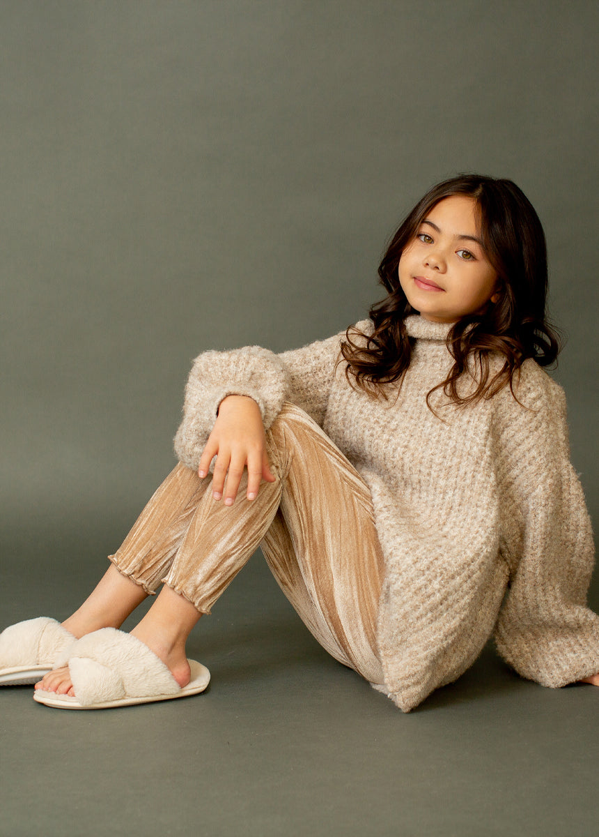 Prisca Slippers in Ecru-My Prom Time