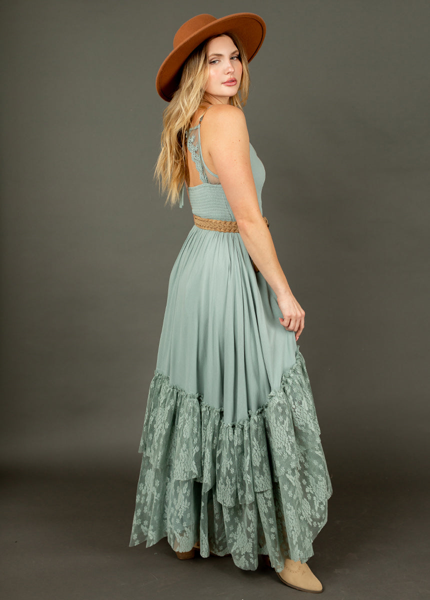 Christelle Dress in Seaglass-My Prom Time