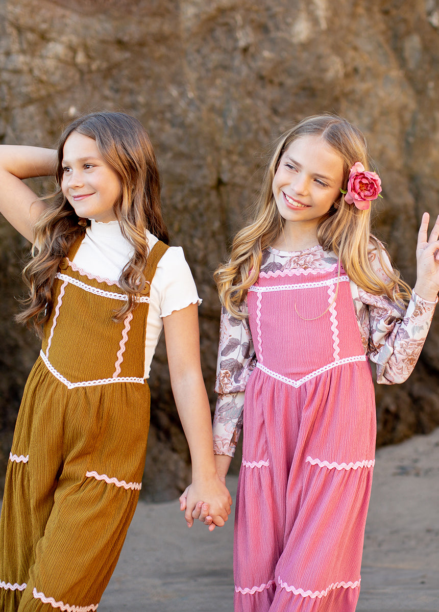 Mercy Overalls in Wild Rose-My Prom Time