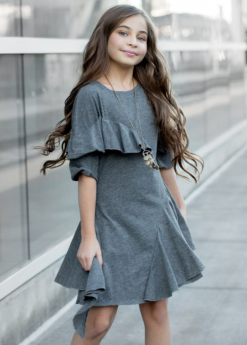 Phoenix Necklace in Antique Brass-My Prom Time