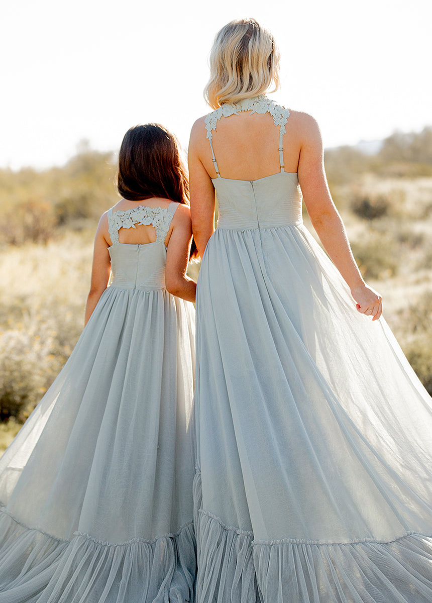 Maia Impact Dress in Blue Smoke-My Prom Time