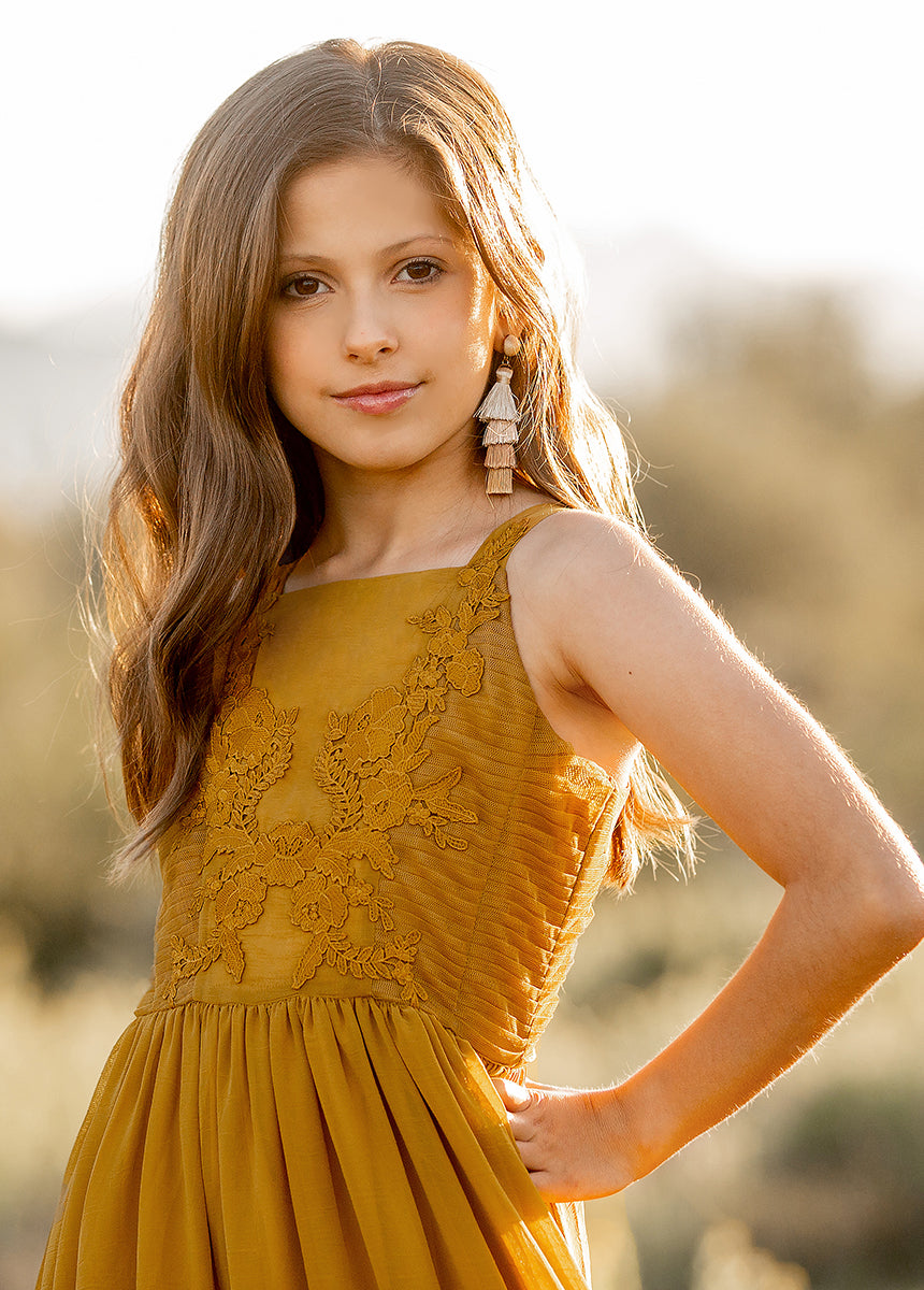 Maia Impact Dress in Tarnished Gold-My Prom Time