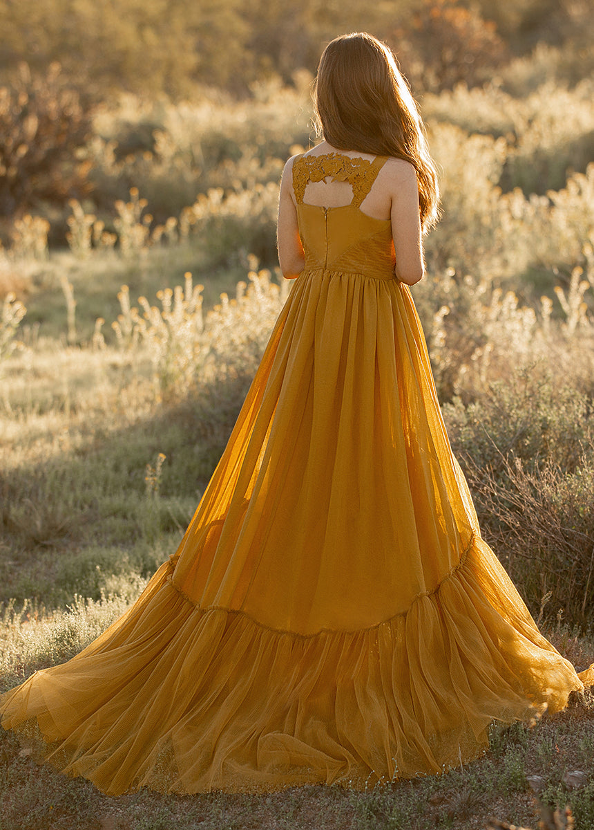 Maia Impact Dress in Tarnished Gold-My Prom Time