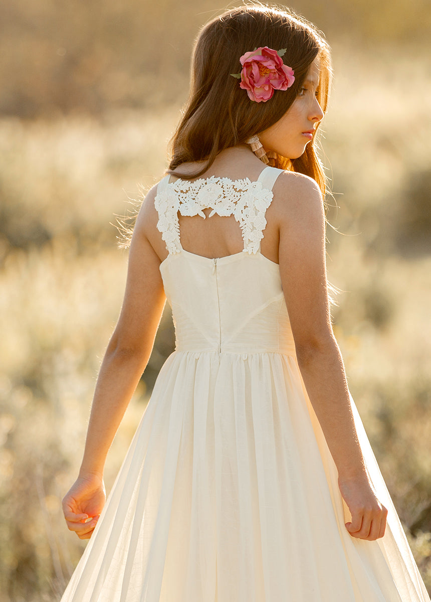 Maia Impact Dress in Cream-My Prom Time
