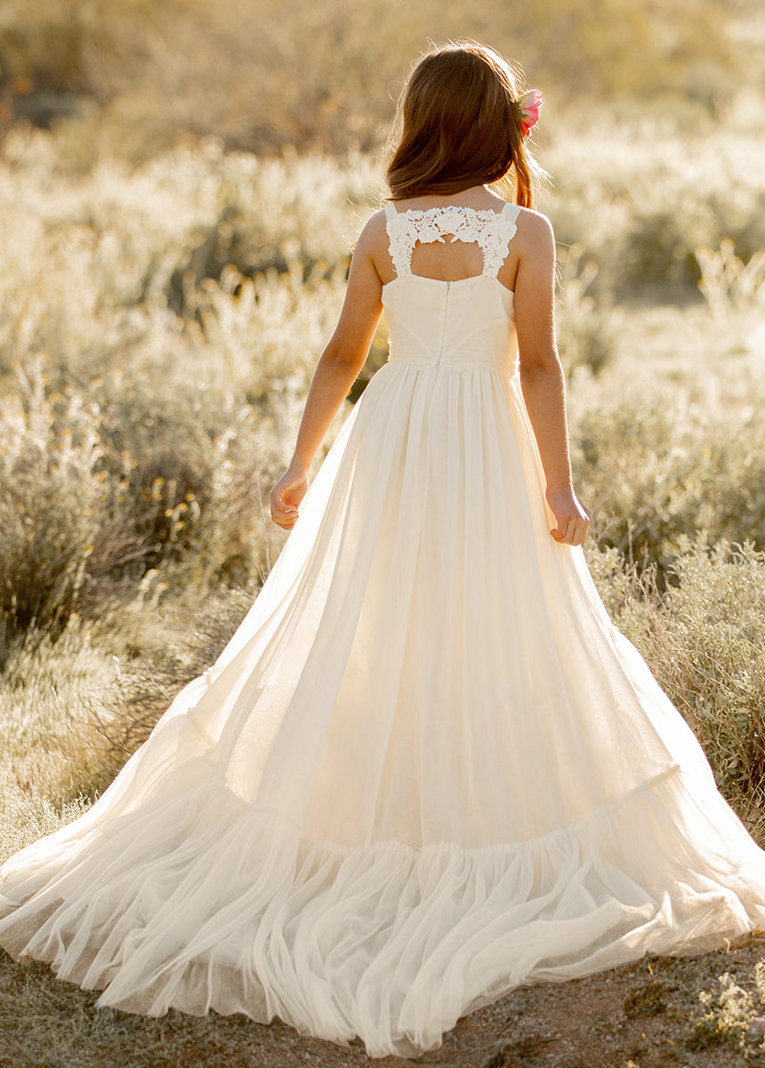 Maia Impact Dress in Cream-My Prom Time