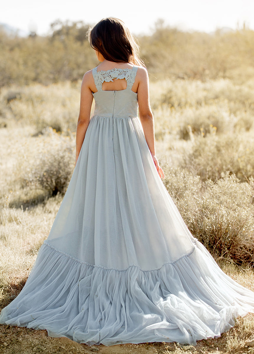 Maia Impact Dress in Blue Smoke-My Prom Time