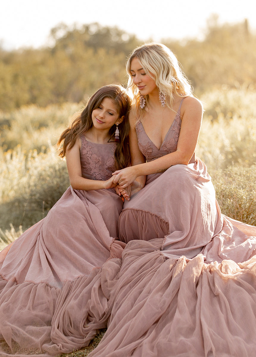 Maia Impact Dress in Rose Taupe-My Prom Time