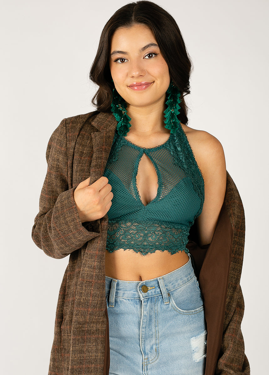 Myranda Bralette in Dark Teal-My Prom Time