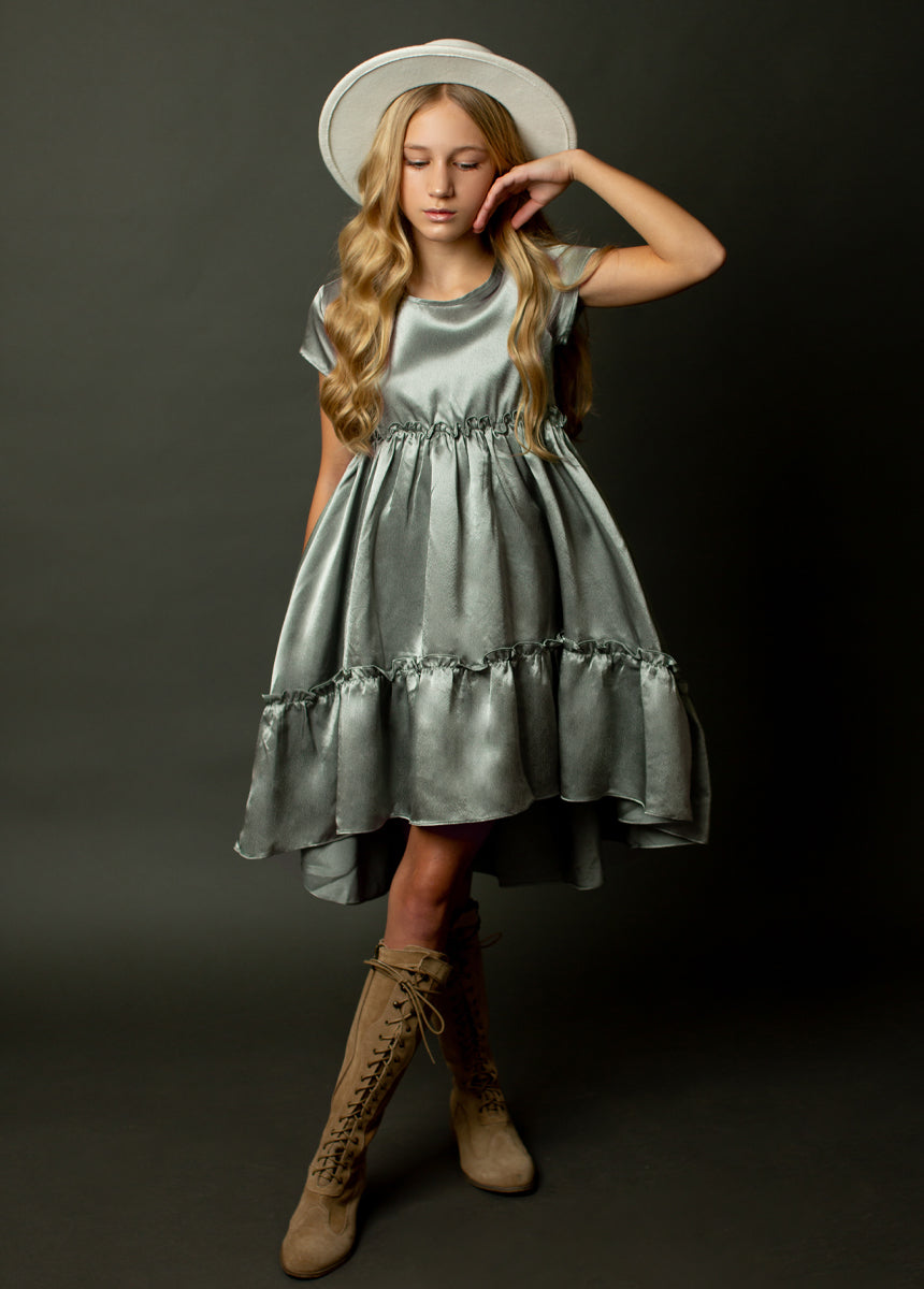 Aelin Leather Boot in Distressed Tan-My Prom Time