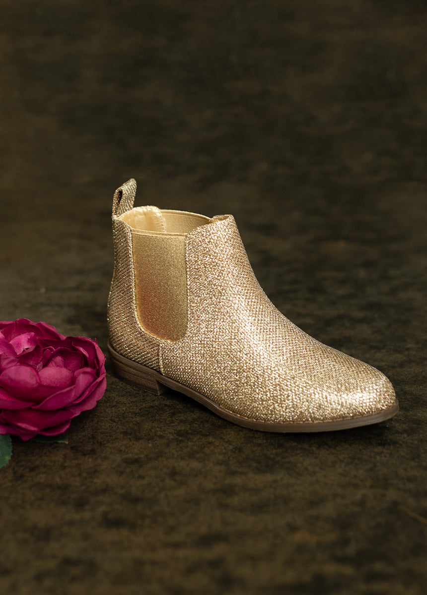 Chelsey Boot in Gold-My Prom Time