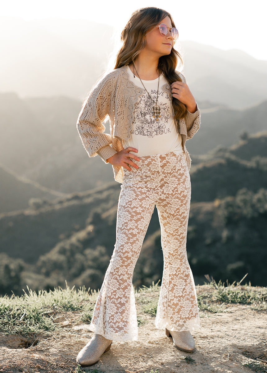 Kennedy Pant in Cream-My Prom Time