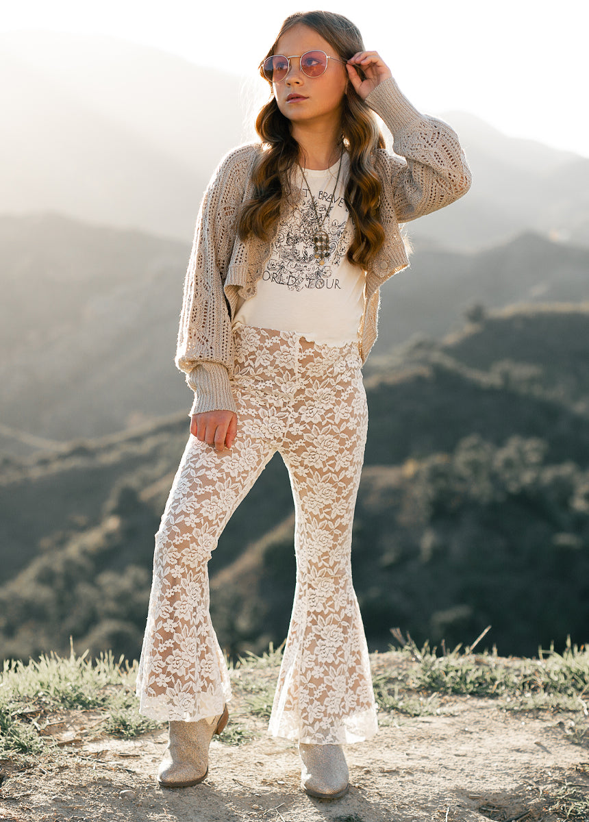 Kennedy Pant in Cream-My Prom Time