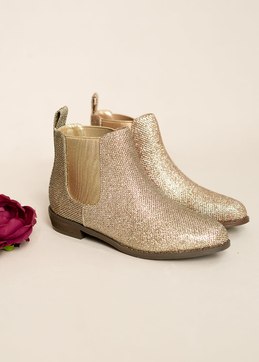 Chelsey Boot in Gold-My Prom Time