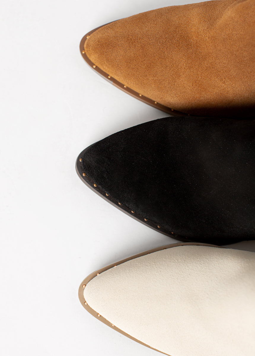 Nyra Slouch Boot in Washed Black-My Prom Time