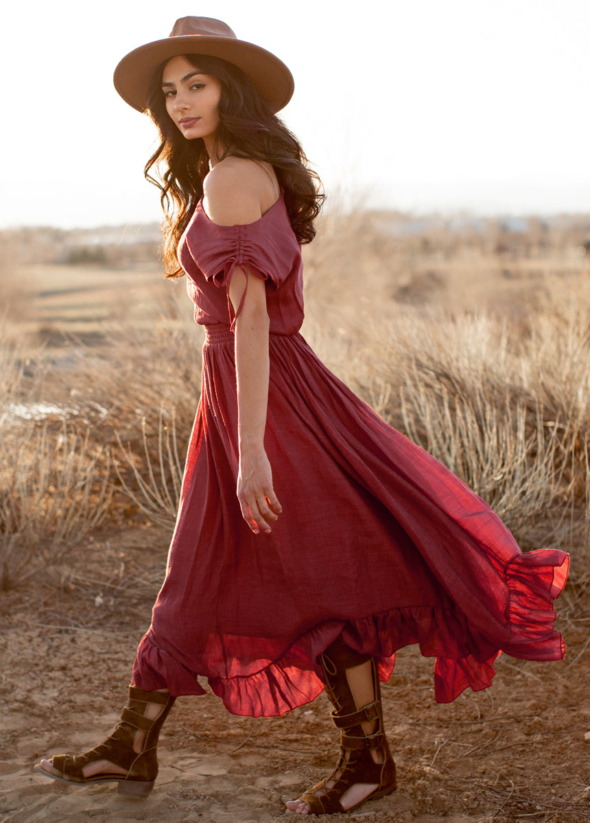 Gia Dress in Mesa Rose-My Prom Time