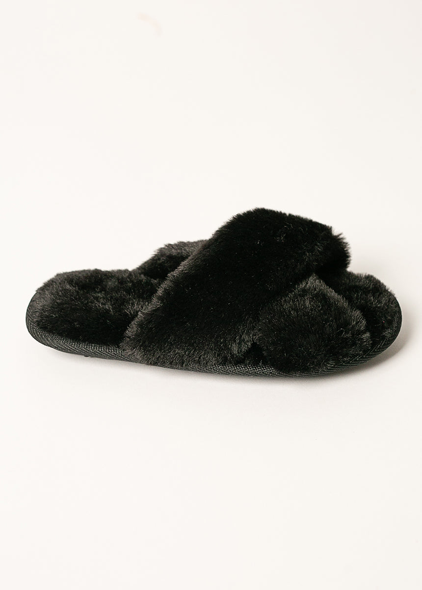 Prisca Slippers in Black-My Prom Time