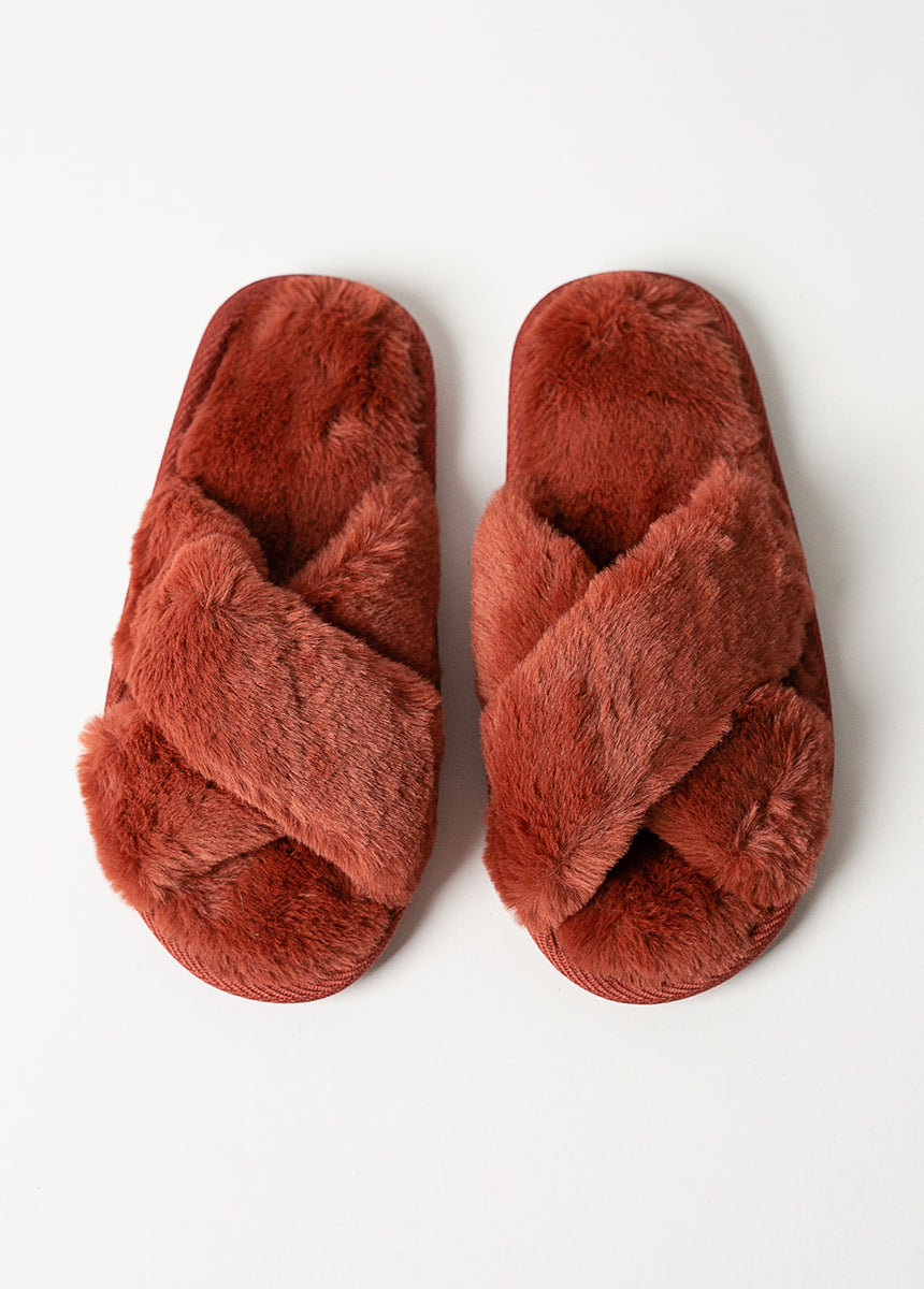Prisca Slippers in Cinnamon-My Prom Time