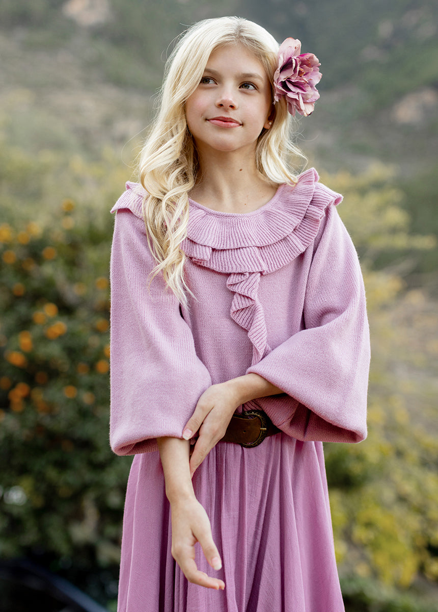 Anilah Sweater in Dusty Rose-My Prom Time