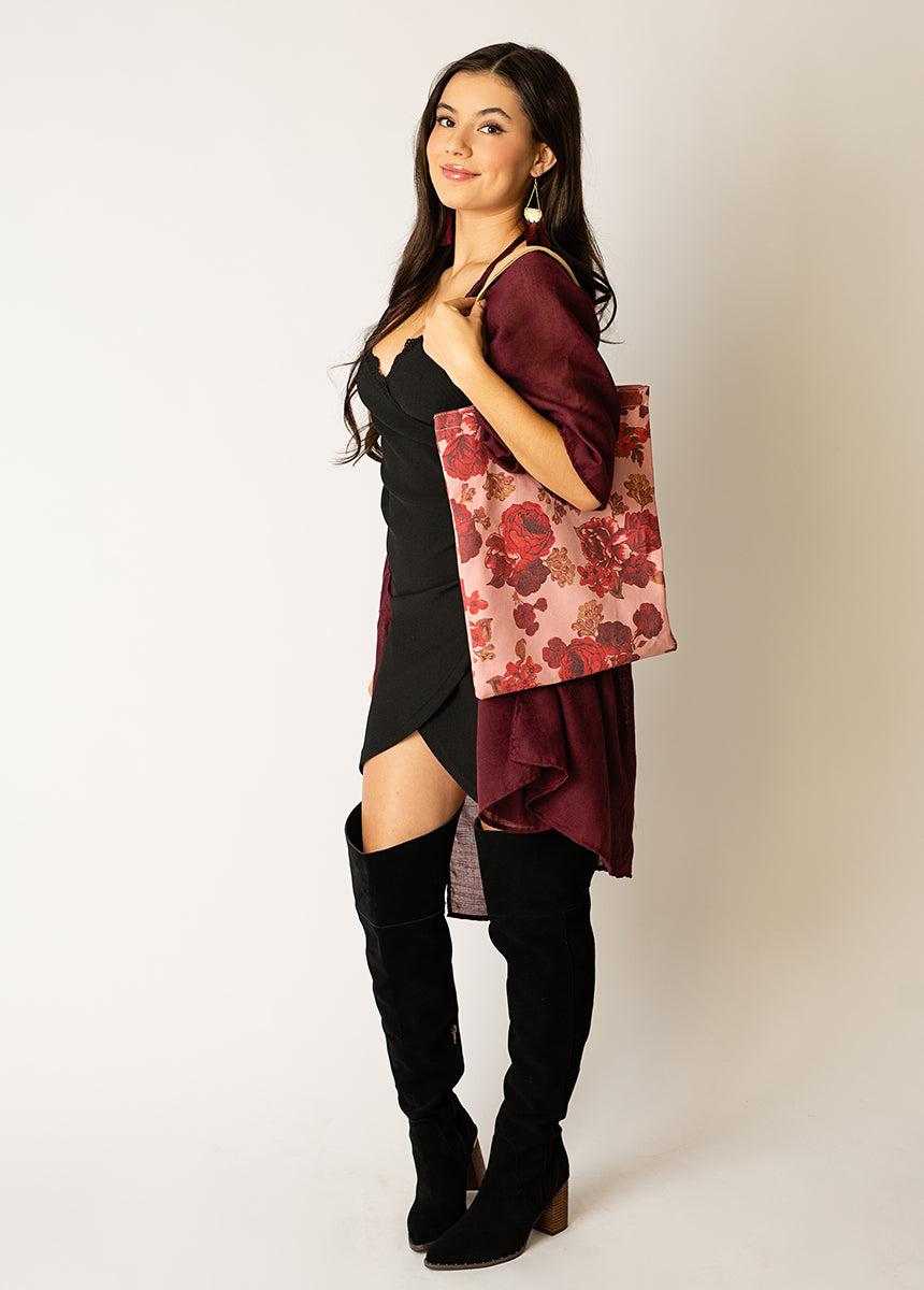 Women's Gift Set in Blush Floral-My Prom Time