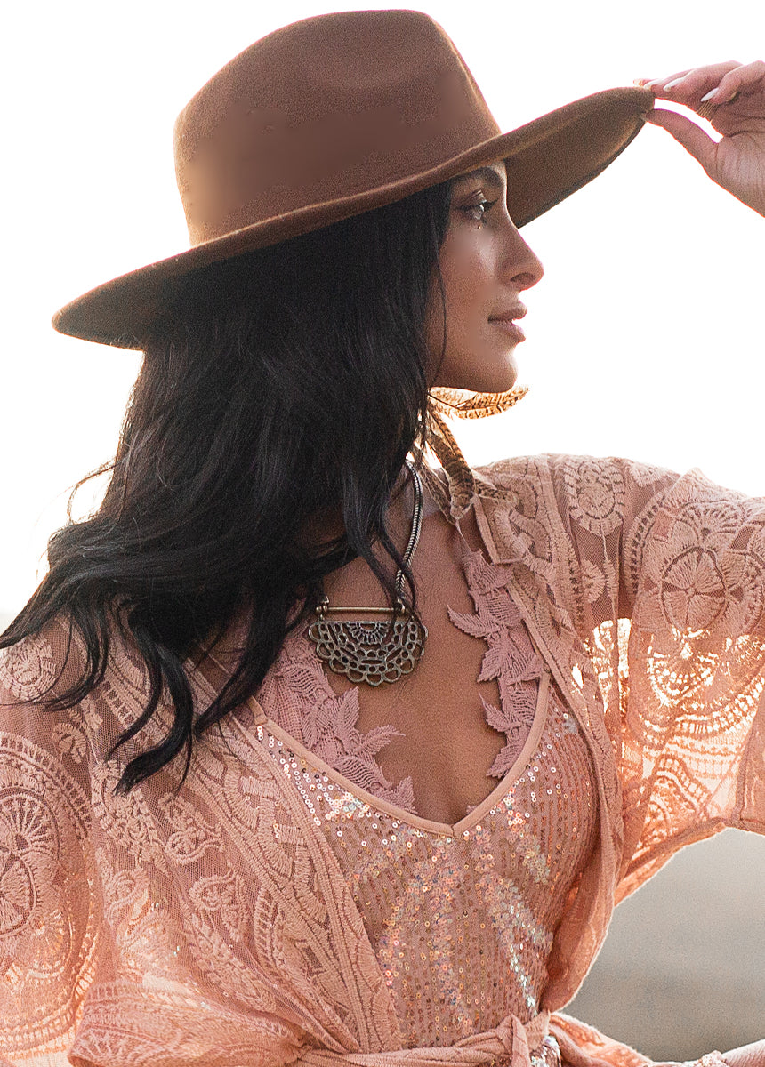 Poesy Bralette in Desert Shell-My Prom Time