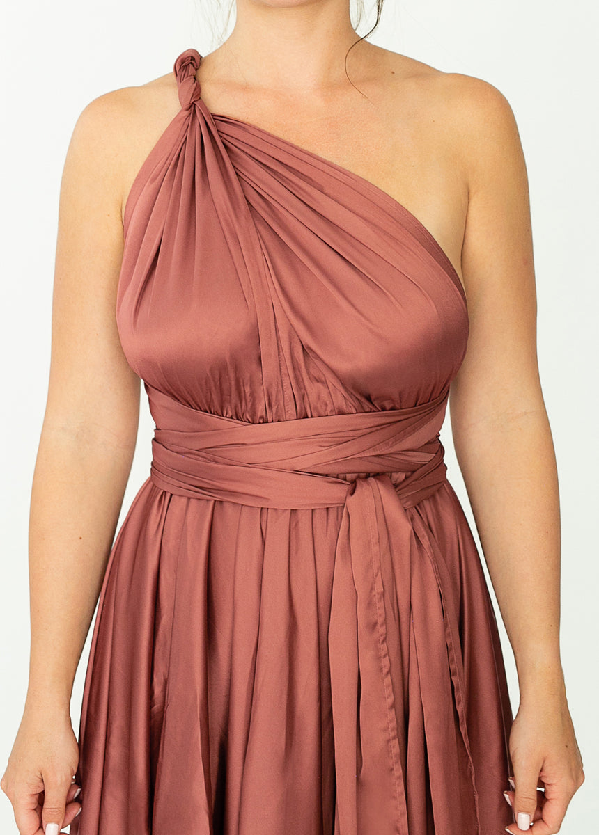 June Impact Dress in Cedarwood-My Prom Time