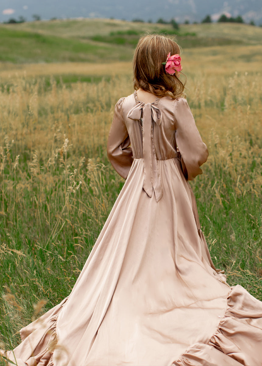 Leana Impact Dress in Stone-My Prom Time