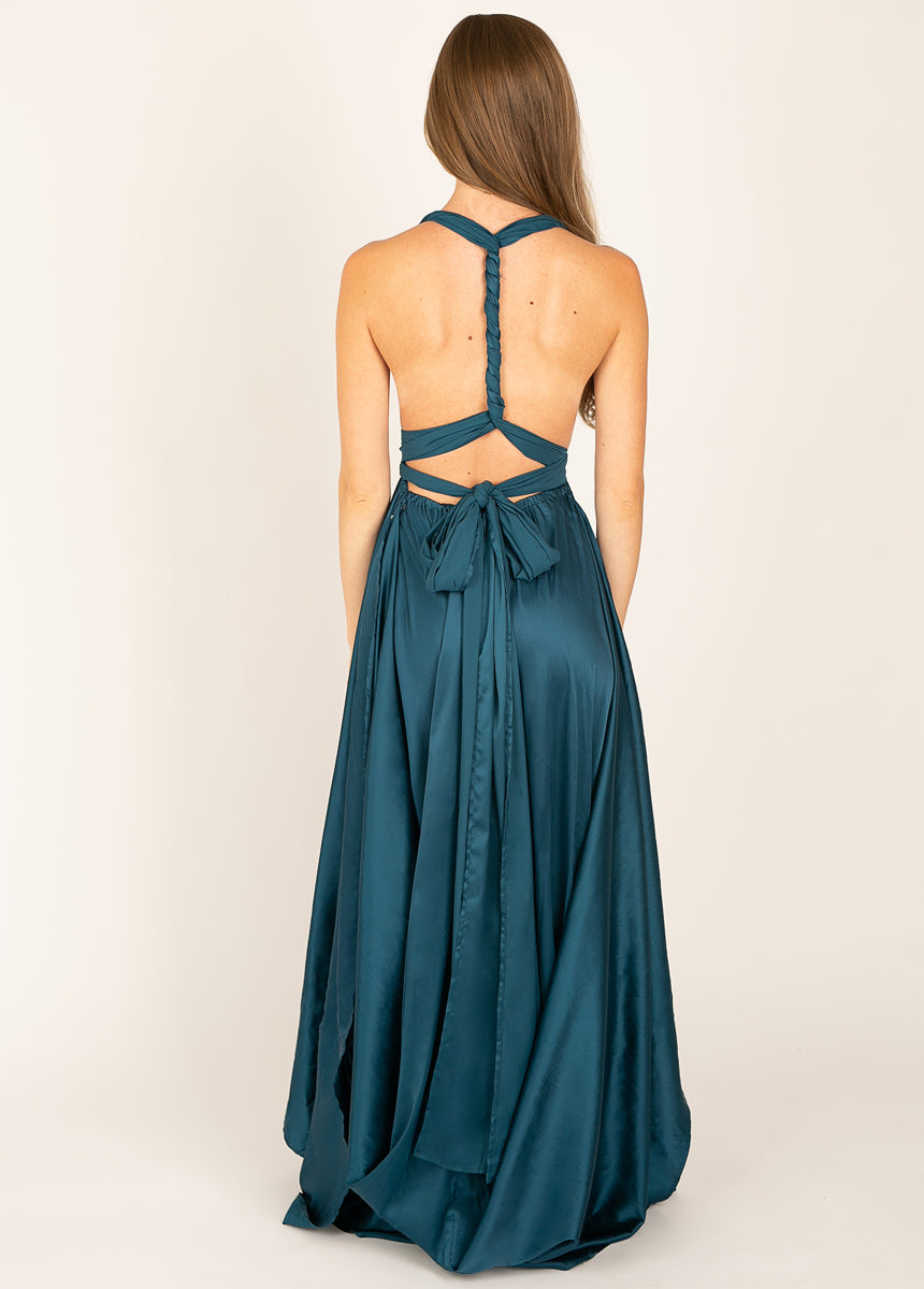 June Impact Dress in Deep Ocean-My Prom Time