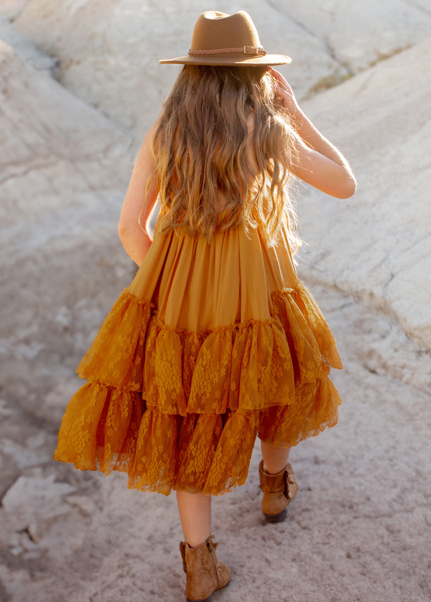 Catrina Dress in Marigold-My Prom Time
