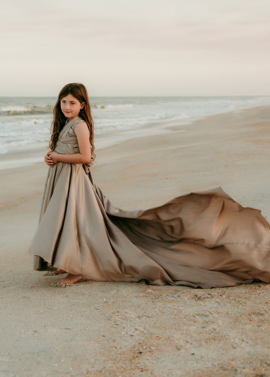 Junie Impact Dress in Stone-My Prom Time