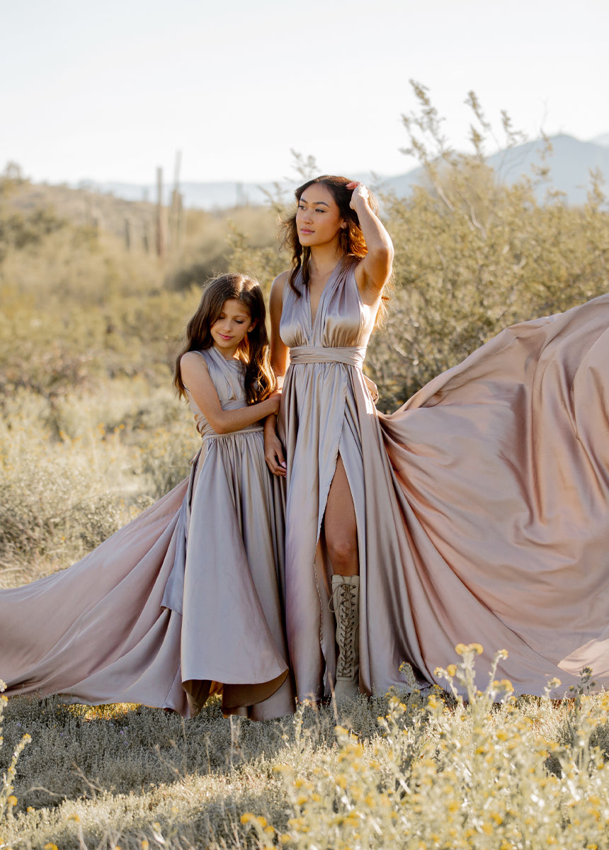 Junie Impact Dress in Stone-My Prom Time