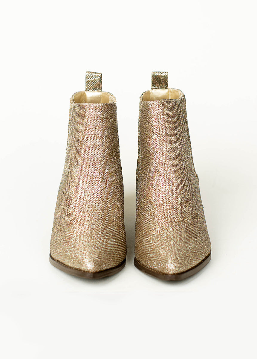 Chelzea Boot in Gold-My Prom Time