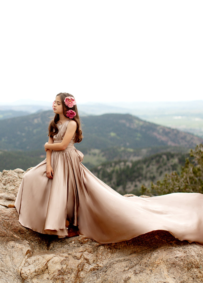 Junie Impact Dress in Stone-My Prom Time