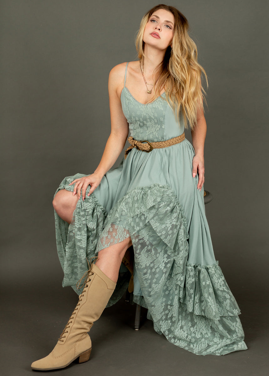 Christelle Dress in Seaglass-My Prom Time