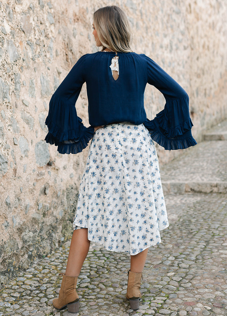 Devina Top in Navy-My Prom Time