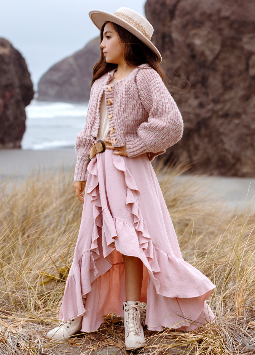 Minnie Cardigan in Warm-My Prom Time