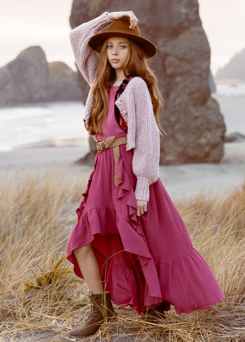 Minnie Cardigan in Warm-My Prom Time