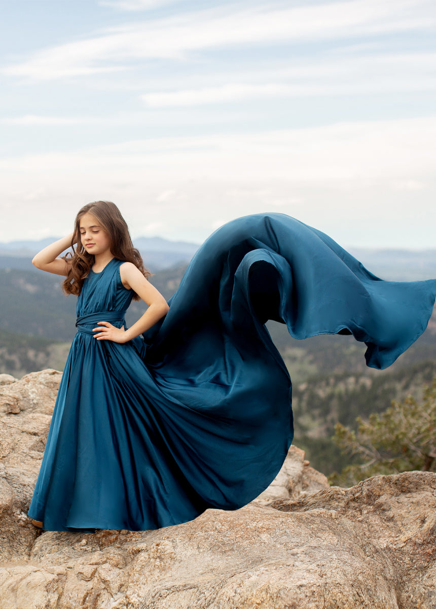 Junie Impact Dress in Deep Ocean-My Prom Time