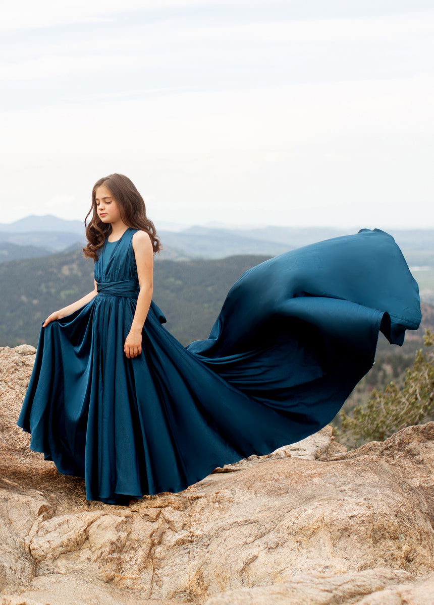 Junie Impact Dress in Deep Ocean-My Prom Time