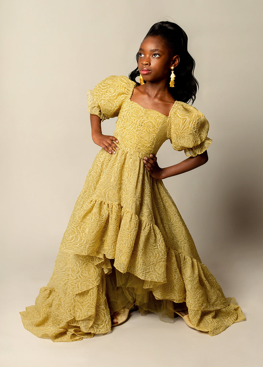 Shwaney Impact Dress in Citron-My Prom Time