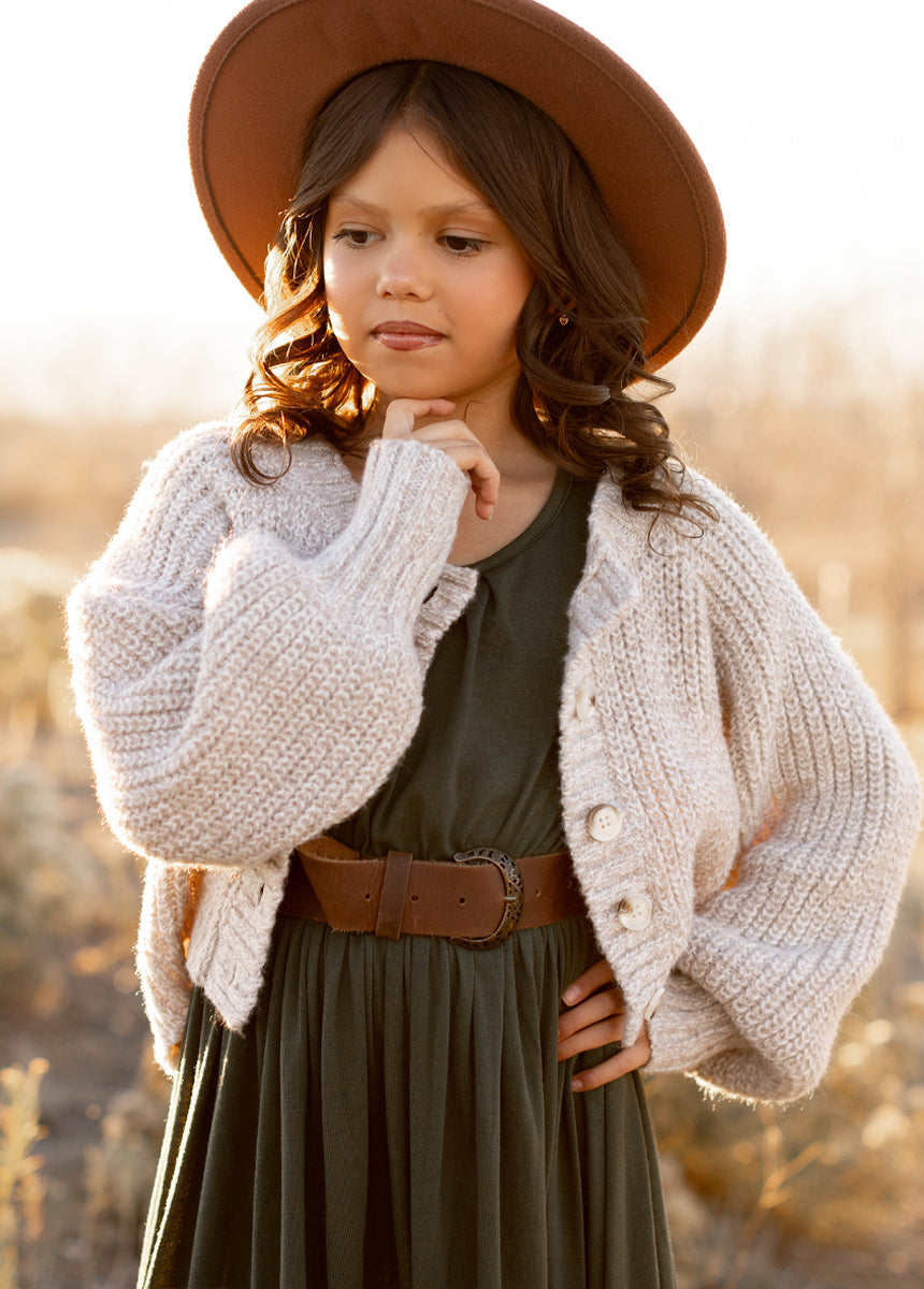 Minnie Cardigan in Ecru-My Prom Time