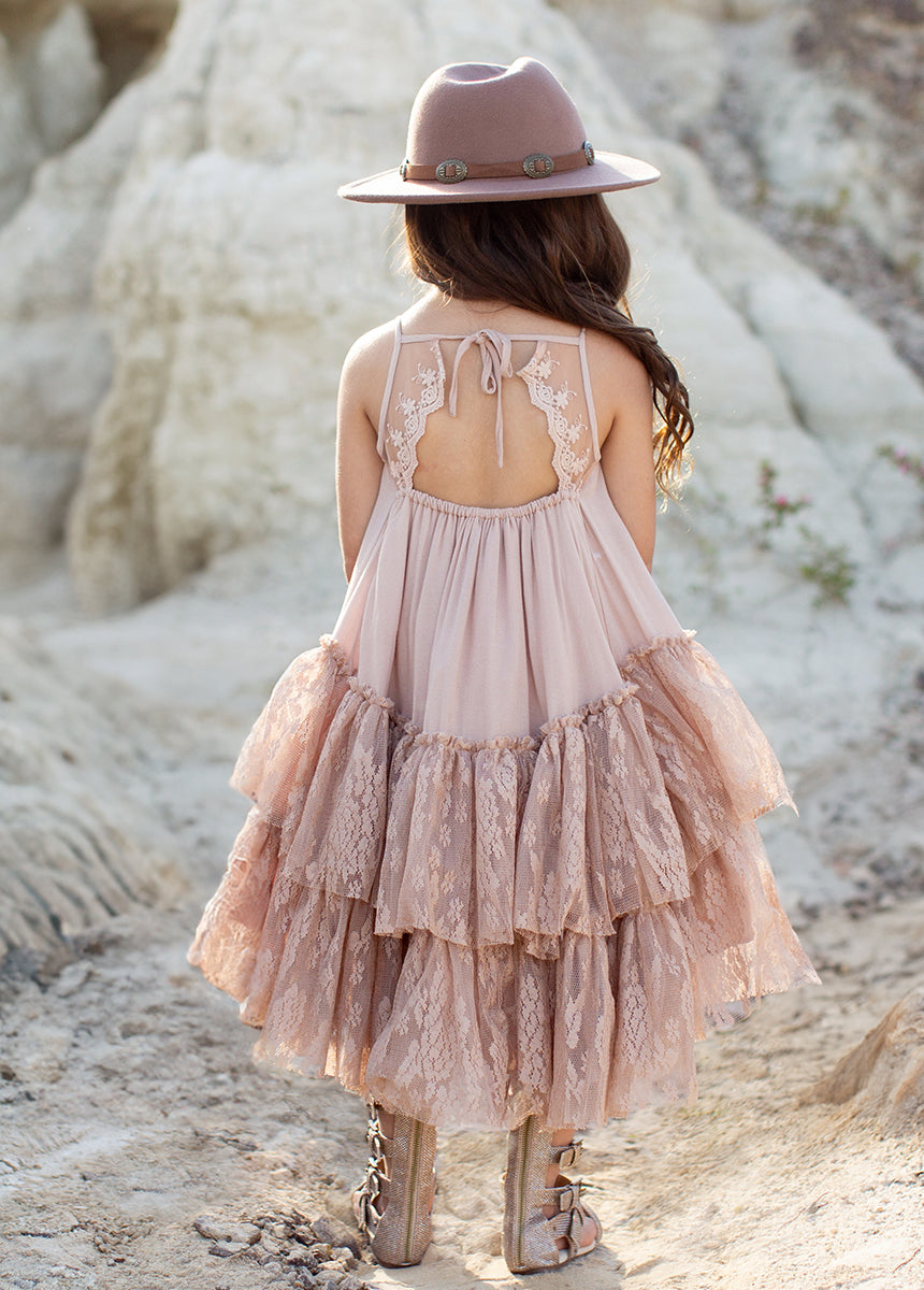 Catrina Dress in Desert Shell-My Prom Time