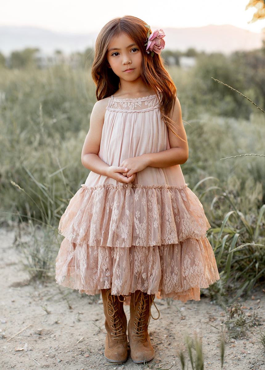 Catrina Dress in Desert Shell-My Prom Time