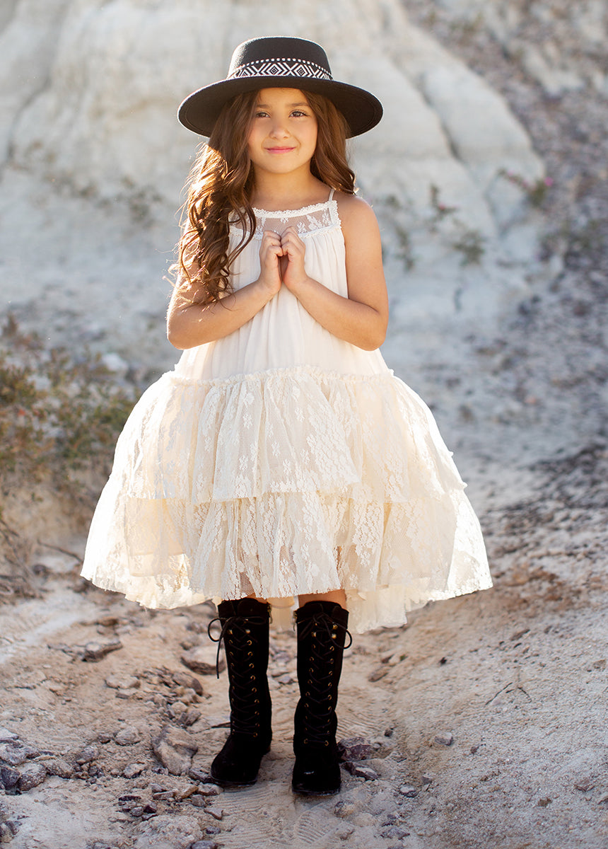 Catrina Dress in Cloud-My Prom Time