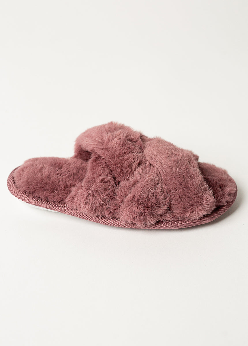 Taisha Slippers in Plum-My Prom Time